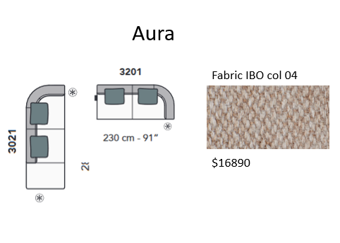 Aura corner sofa by Nicoline Was $16890 - NOW $9000 FLOORSTOCK ONLY