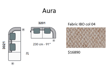 Aura corner sofa by Nicoline Was $16890 - NOW $9000 FLOORSTOCK ONLY