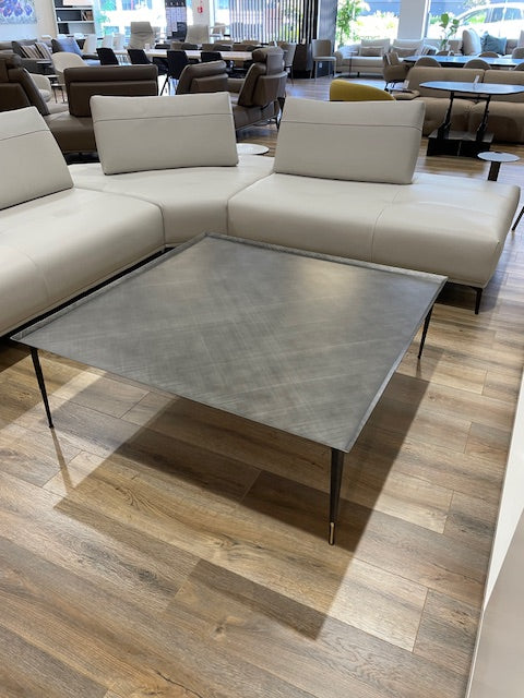 Spillo square coffee table by Cattelan Brushed Grey $3530 -  NOW $2470