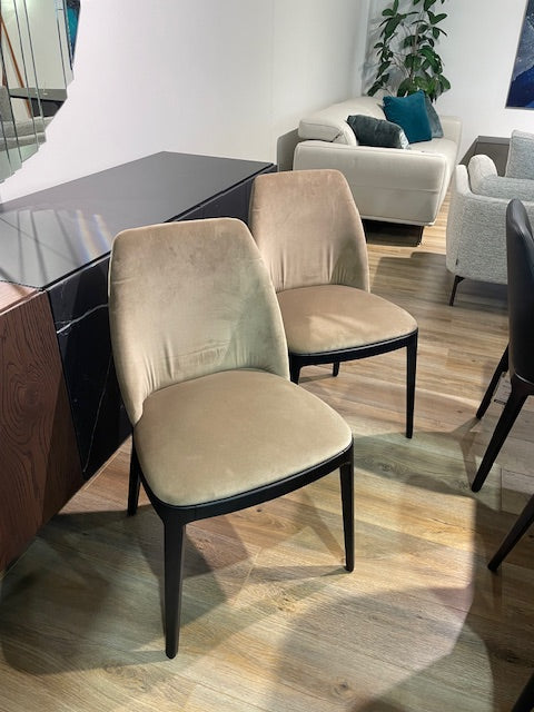 Max Wood fabric upholstery WAS $2060 NOW $1300ea FLOORSTOCK ONLY - 2 LEFT at this price