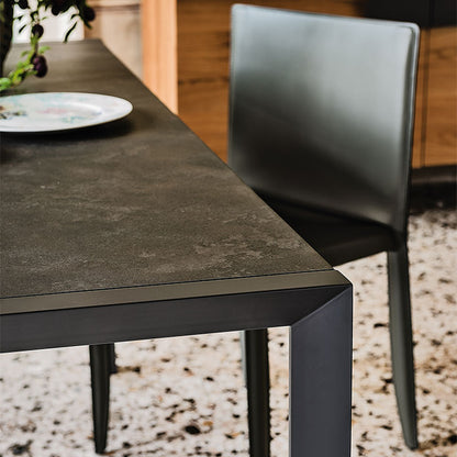 Pedro Drive dining table Cattelan - WAS $3770 - NOW $1830 Graphite/ Grey Oxide extension