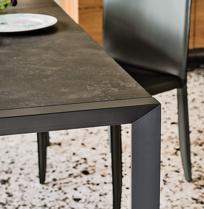 Pedro dining table Cattelan - WAS $2375 - NOW $1780- 1 left Graphite/ Grey Oxide