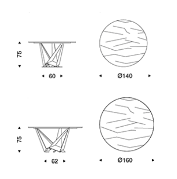 SKORPIO MARBLE ROUND